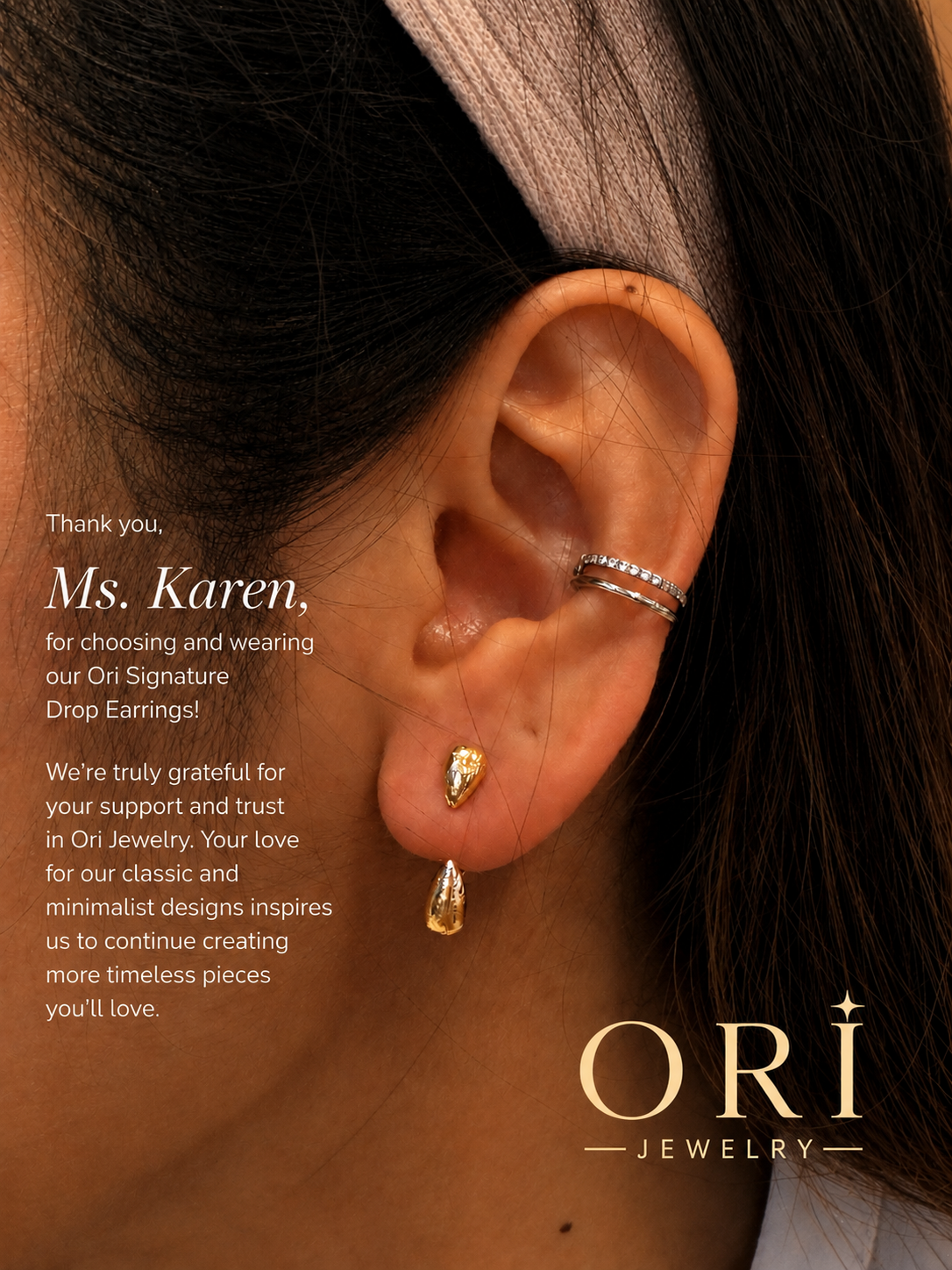 Ms. Karen's Ori Signature Drop Earrings