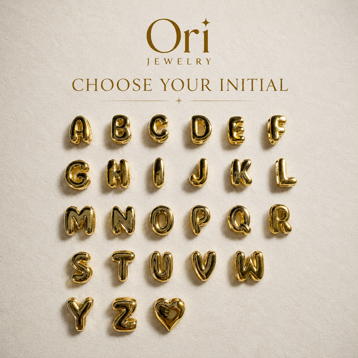 Ori Initial Clip Necklace