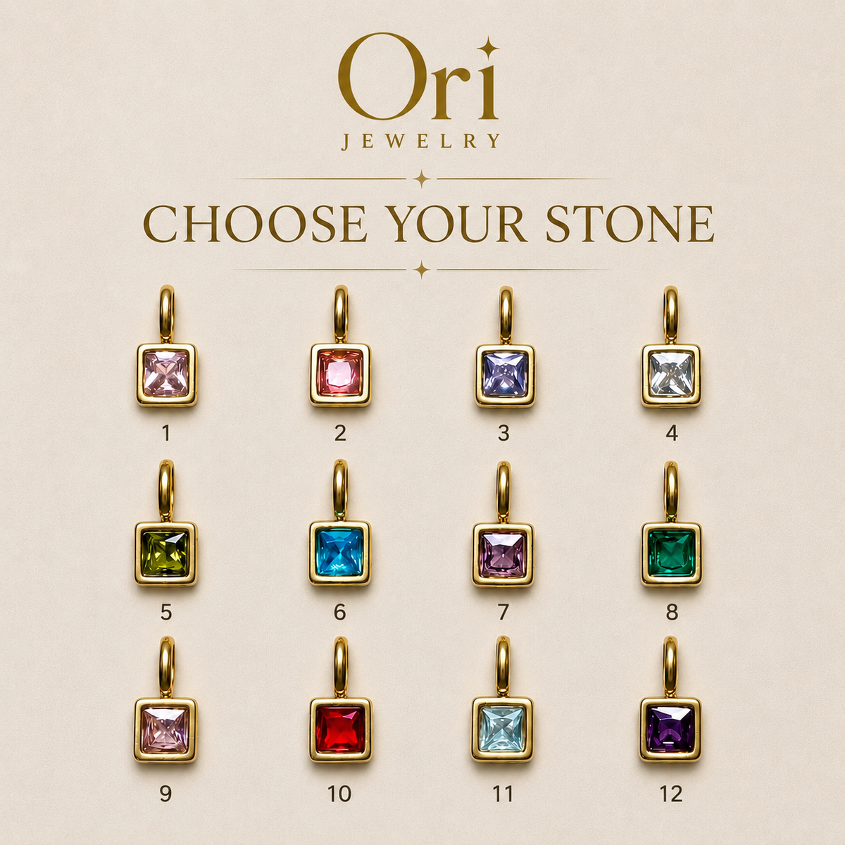 Ori Initial Clip Necklace