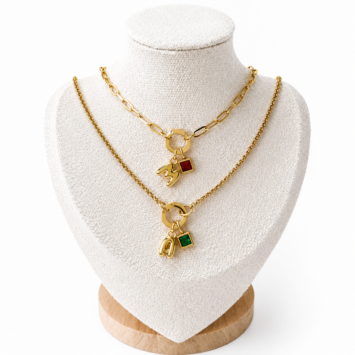 Ori Initial Clip Necklace