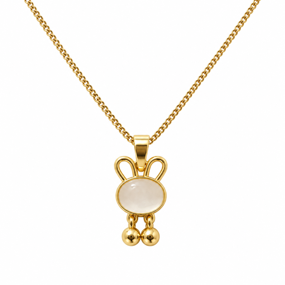 Moon Bunny Necklace